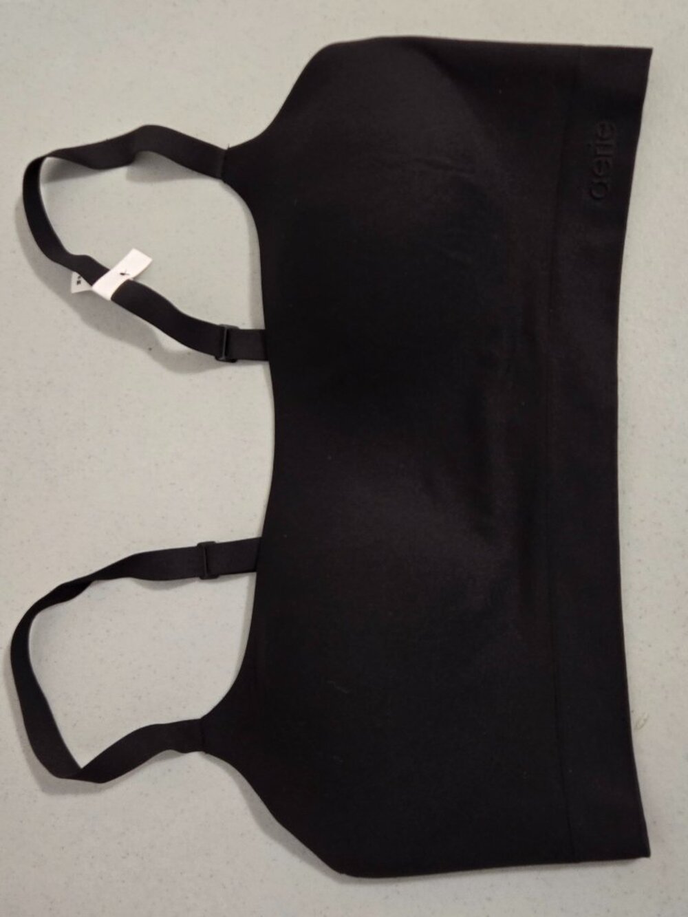 Aerie Women Bra Medium Black SMOOTHEZ T Shirt Wireless Smooth